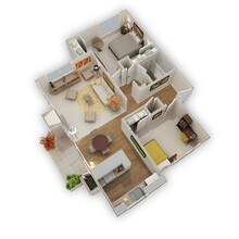 1 Bed • 1 Bath 280 floor plan